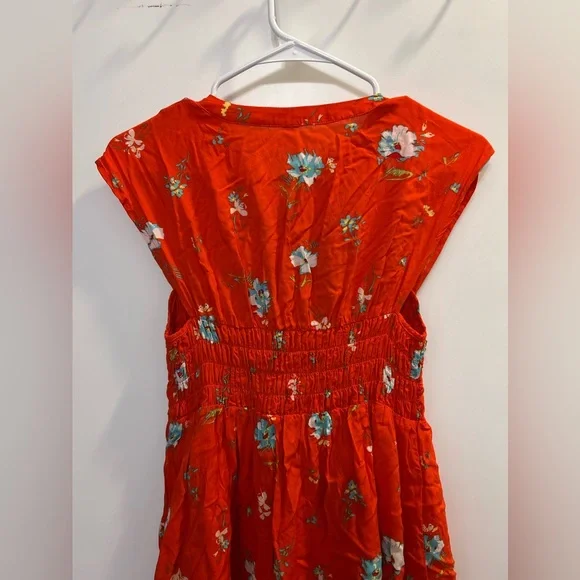 Free People Great Day Smocked Floral Mini Dress - Picture 8 of 9